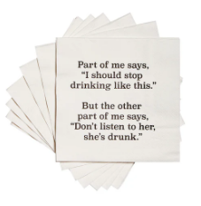 Part of Me Beverage Napkins