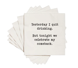 Comeback Beverage Napkins