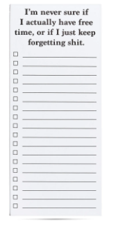 Free Time List Pad