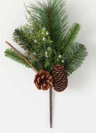 Lush Pine/Pinecone Pick