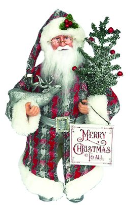 Merry Christmas To All Santa Claus 15"