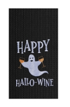 Happy Hallo-Wine Dish Towel