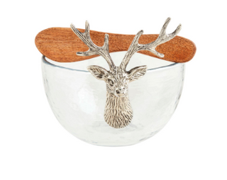 Deer Tidbit Dish w/ Spreader