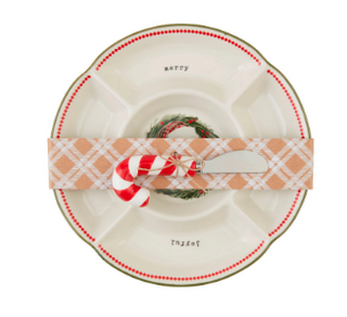 Santa Divided Platter