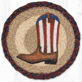 American Cowboy Boot Capitol Earth 5" Coaster