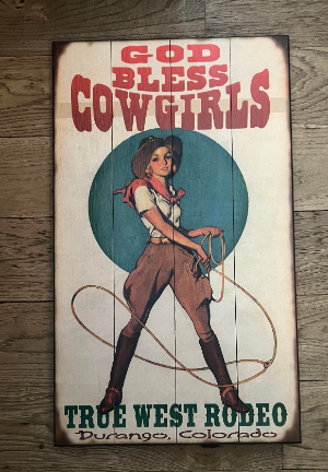 "God Bless Cowgirls" (W1-465)