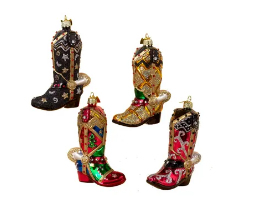 Noble Gem Western Boot Ornament