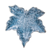 Blue Maple Leaf Plate