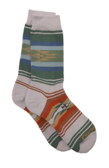 Beach Stripe Crew Sock