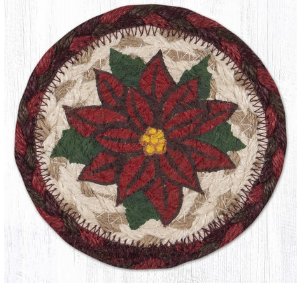 Poinsettia Capitol Earth 5" Coaster