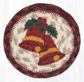 Holiday Bells Capitol Earth 5" Coaster