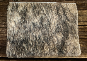 Cowhide Small Cosmetic Bag Plain