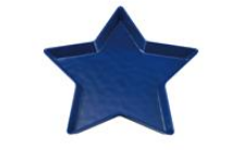 Blue Star Plate 11.25"