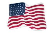 American Flag Platter