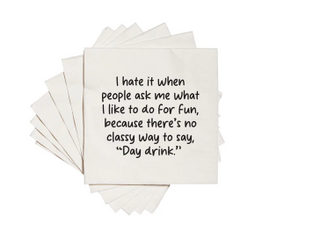 Like To Do For Fun Beverage Napkins