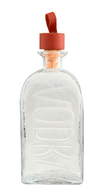 Embossed Glass Decanter