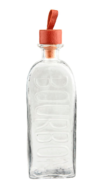 Embossed Glass Decanter