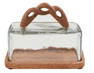 Braided Handle Butter Cloche