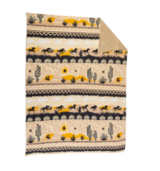 Wild Horse Canyon Cotton Knitted Throw