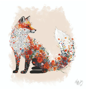 Regency Fox (Beverage Napkin)