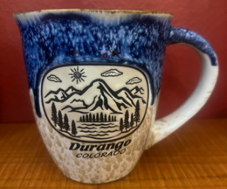 Durango Colorado Mountain Glazed Mug