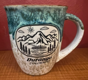 Durango Colorado Mountain Glazed Mug