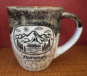 Durango Colorado Mountain Glazed Mug