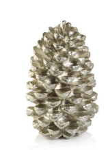 Silver Decorative Pine Cone