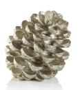 Silver Decorative Pine Cone