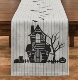 Haunted House Table Runner 15 x 72