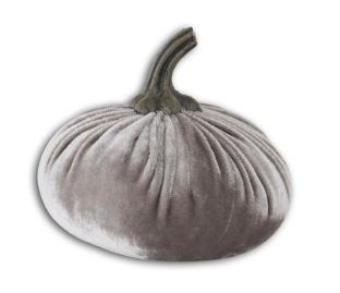 Velvet Stuffed Pumpkins 4.25"