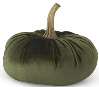 Velvet Stuffed Pumpkins 7.25"