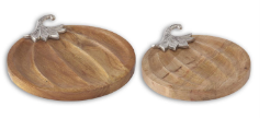 Wood Pumpkin Tray