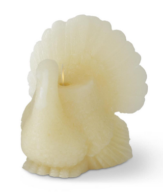 Luminara  Cream Wax Turkey Candle 5.25x6"