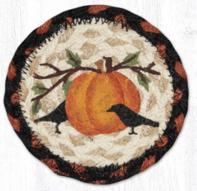 Pumpkin Crow Capitol Earth 5" Coaster