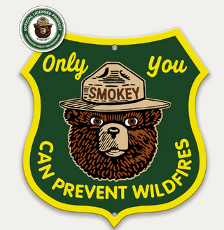 Smokey Bear Badge "ONLY YOU" (ACU9-SMO-17)