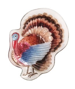 Glass Turkey Platter
