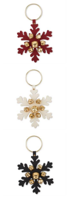 Snowflake Ornament with Bells