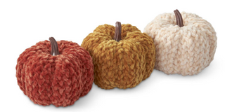 Velvet Knit Pumpkins