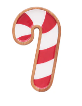 Candy Cane Wood Tray