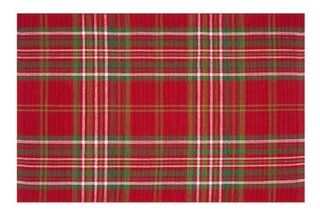 Jonah Red Plaid Placemat