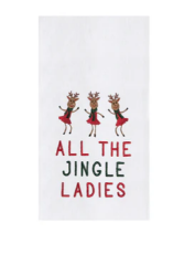 All The Jingle Ladies Dish Towel