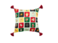 Christmas Alphabet Grid Pillow