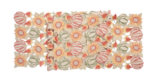 Pumpkins SunflowerTable Runner 68"