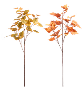 Fall Aspen Leaf Spray 33"