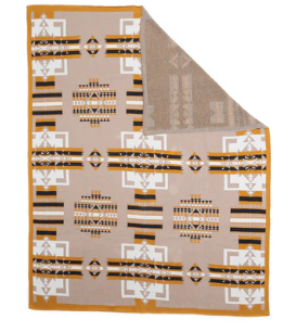 Golden Pueblo Cotton Knitted Throw