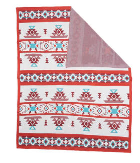 Fireside Pueblo Cotton Knitted Throw
