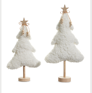 Sherpa White Christmas Tree