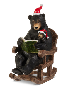 Papa Bear & Baby Resin Bear