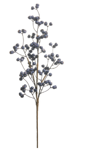 Blue Berry Spray 27"